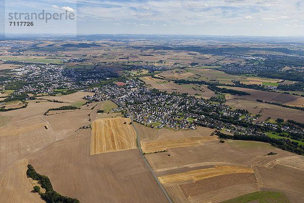 Europa Luftbild Eifel Deutschland Rheinland-Pfalz