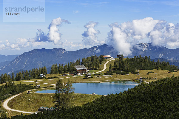 Schafkogelsee  auch Schafkoglsee auf Hutterer Höss  Totes Gebirge  Region Pyhrn-Priel  Traunviertel  Oberösterreich  Österreich  Europa