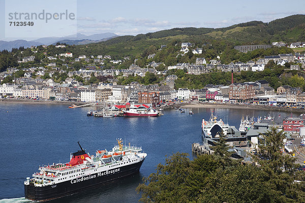 Hafen  Europa  Urlaub  Großbritannien  Küste  Reise  Meer  verschiffen  Argyll  Schottland  Tourismus