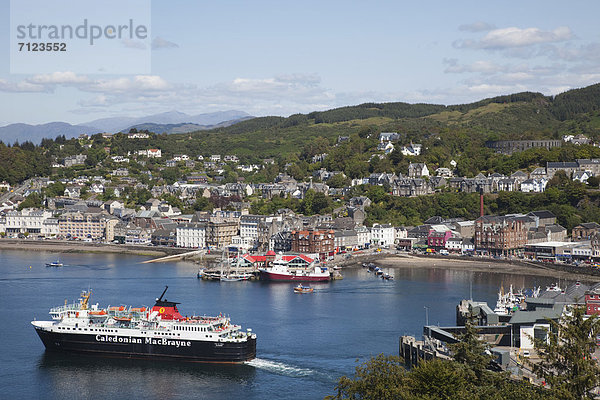 Hafen  Europa  Urlaub  Großbritannien  Küste  Reise  Meer  verschiffen  Argyll  Schottland  Tourismus