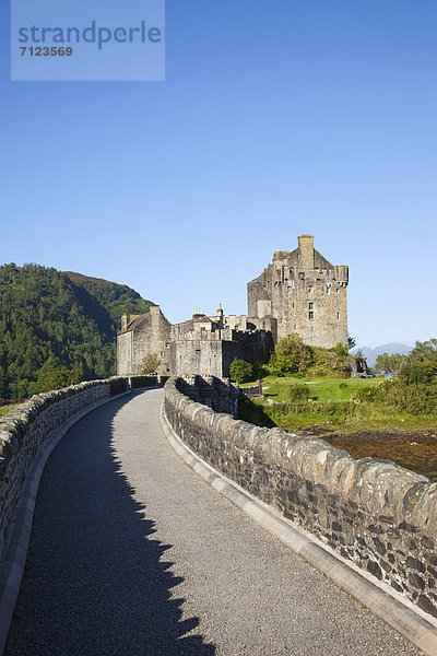 Europa  Urlaub  Palast  Schloß  Schlösser  Großbritannien  Küste  Reise  Meer  Highlands  Schottland  schottisch  Tourismus
