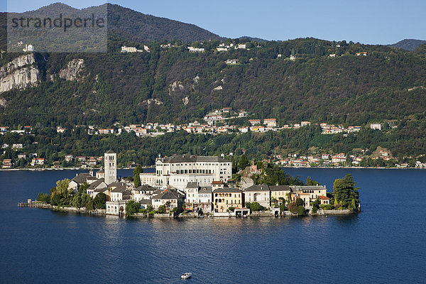 Europa  Urlaub  Reise  See  Insel  Alpen  Italien  Ortasee  Lago d Orta  Piemont  Tourismus