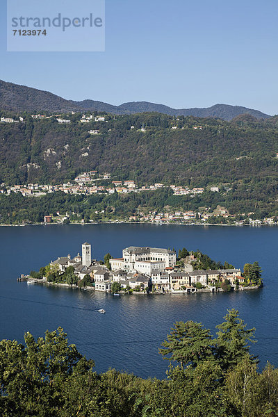 Europa  Urlaub  Reise  See  Insel  Alpen  Italien  Ortasee  Lago d Orta  Piemont  Tourismus