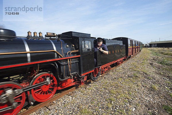 Europa  Urlaub  britisch  Großbritannien  Reise  Wasserdampf  Zug  England  Kent  Lokomotive  Tourismus