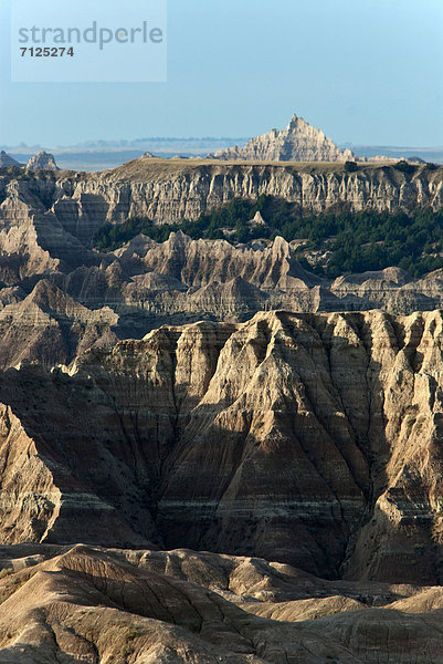Vereinigte Staaten von Amerika  USA  Nationalpark  Felsbrocken  Amerika  Natur  Steppe  South Dakota