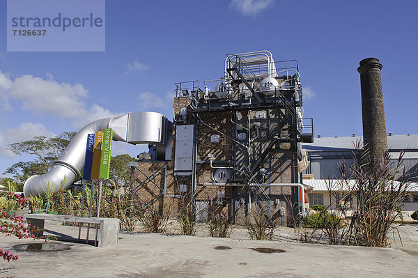 Fabrikgebäude  Afrika  Indischer Ozean  Indik  Mauritius  Pamplemousses