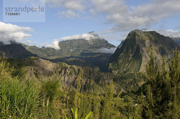 Landschaftlich schön  landschaftlich reizvoll  Afrika  Indischer Ozean  Indik  La Reunion