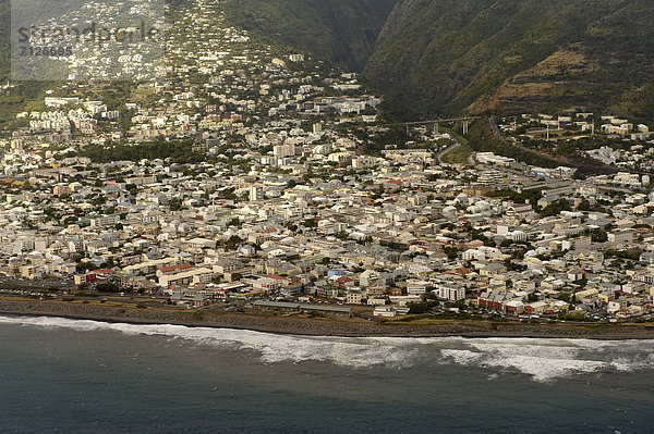 Stadt  Großstadt  Luftbild  Afrika  Indischer Ozean  Indik  La Reunion