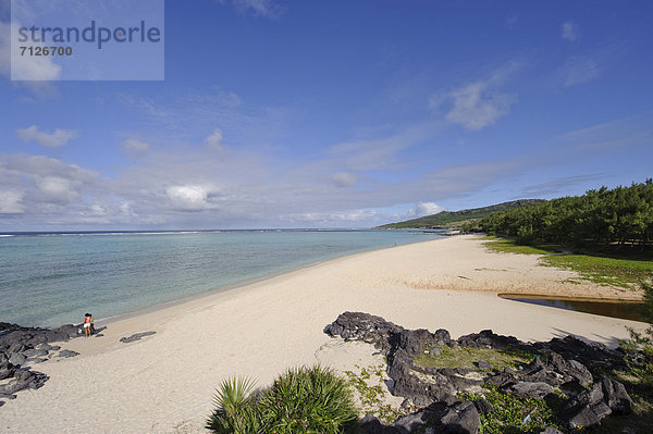 Strand  Küste  Meer  Sand  Afrika  Indischer Ozean  Indik  Mauritius