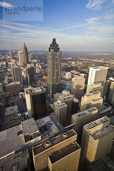 Vereinigte Staaten von Amerika  USA  Skyline  Skylines  Amerika  offen  Gebäude  Großstadt  Architektur  groß  großes  großer  große  großen  Atlanta  Innenstadt  modern  neu  breit