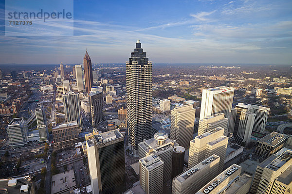 Vereinigte Staaten von Amerika  USA  Skyline  Skylines  Amerika  offen  Gebäude  Großstadt  Architektur  groß  großes  großer  große  großen  Atlanta  Innenstadt  modern  neu  breit
