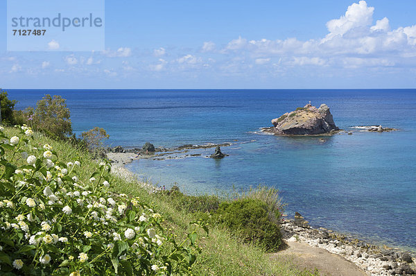 Landschaftlich schön  landschaftlich reizvoll  Europa  Küste  Meer  Natur  Griechenland  Zypern  griechisch
