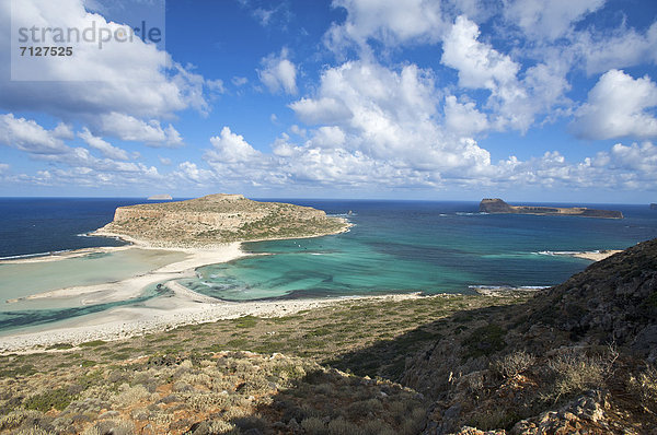 Außenaufnahme Landschaftlich schön landschaftlich reizvoll Wasser Europa Tag europäisch Strand Küste Meer Natur Insel Sandstrand Kreta Griechenland Mittelmeer freie Natur Gewässer