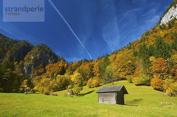 Außenaufnahme  Landschaftlich schön  landschaftlich reizvoll  Hütte  Europa  Tag  niemand  Natur  Alpen  Herbst  Österreich  freie Natur