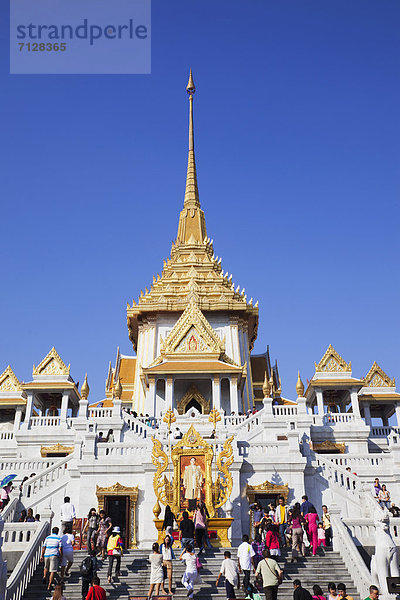 Bangkok Hauptstadt Urlaub Reise fünfstöckig Buddhismus Tempel Asien Thailand Tourismus