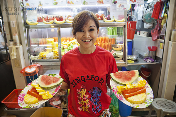 Urlaub  Lebensmittel  Frucht  Reise  Asiatische Küche  Asien  Singapur  Tourismus