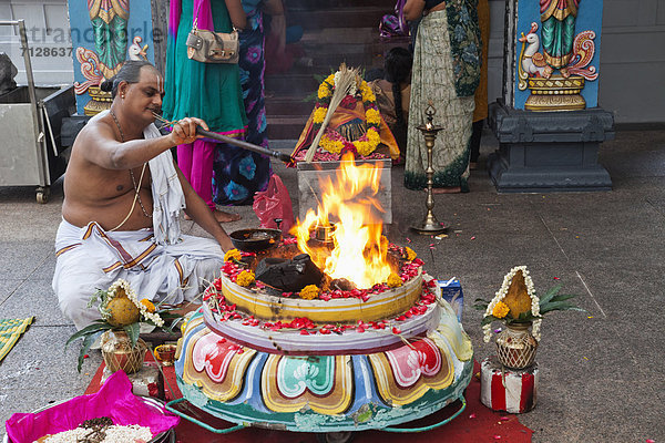 Urlaub  Reise  Indianer  Hinduismus  Asien  Singapur  Sri Srinivasa Perumal Tempel  Tourismus
