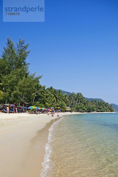 Palme  Urlaub  Strand  Reise  Meer  Sand  Insel  Asien  Palmenstrand  Paradies  Thailand  Tourismus
