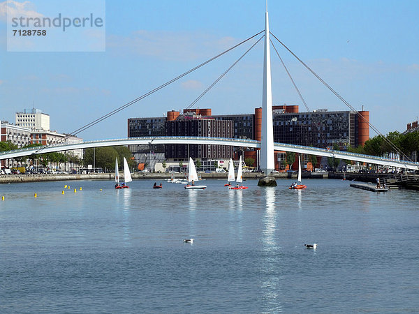 Frankreich  Europa  Brücke  Le Havre  Normandie