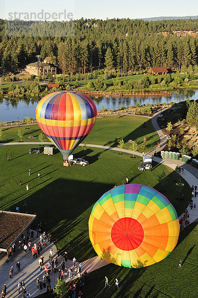 Vereinigte Staaten von Amerika  USA  Biegung  Biegungen  Kurve  Kurven  gewölbt  Bogen  gebogen  Amerika  Landschaft  Luftballon  Ballon  Nordamerika  Luftbild  Oregon