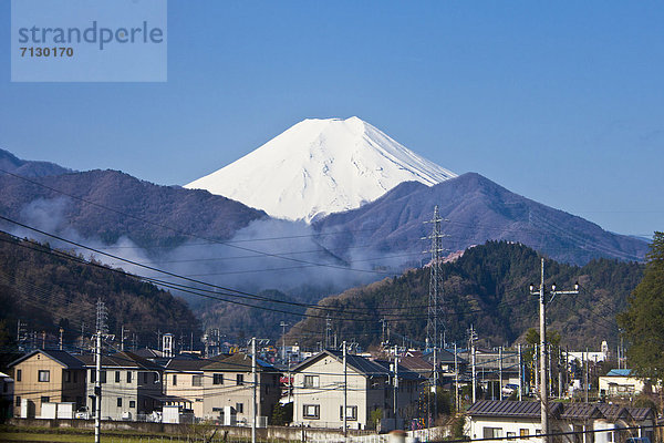 Berg  Urlaub  Landschaft  Reise  Vulkan  Fuji  Asien  Japan  Schnee