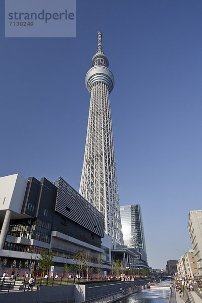 hoch  oben  Urlaub  Reise  Großstadt  Tokyo  Hauptstadt  Architektur  Turm  Asien  Japan  modern  rund