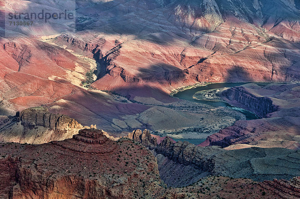 Vereinigte Staaten von Amerika  USA  Nationalpark  Felsbrocken  Arizona  Ansicht  Grand Canyon  Hochebene  South Rim
