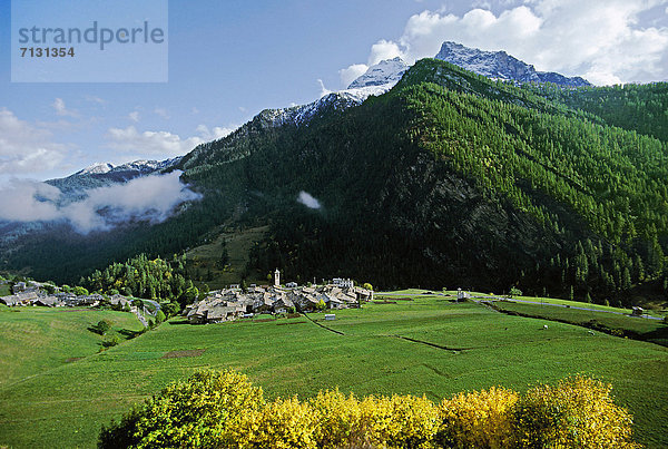 Landschaftlich schön  landschaftlich reizvoll  Europa  Berg  Piemont  Italien