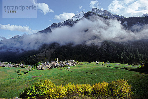 Landschaftlich schön  landschaftlich reizvoll  Europa  Berg  Piemont  Italien