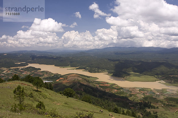 Landschaftlich schön  landschaftlich reizvoll  Berg  Reise  Ziel  Natur  Highlands  Mittelpunkt  Asien  Vietnam  vietnamesisch