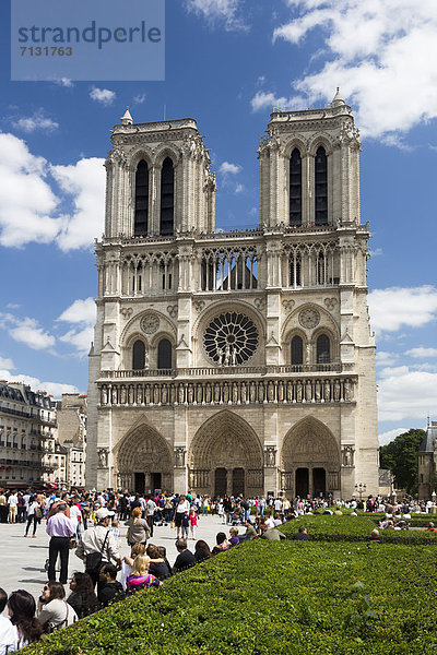 Skyline  Skylines  Paris  Hauptstadt  Frankreich  Europa  Mensch  Menschen  Reise  Großstadt  Architektur  Geschichte  Kathedrale  Notre Dame  UNESCO-Welterbe  Tourismus