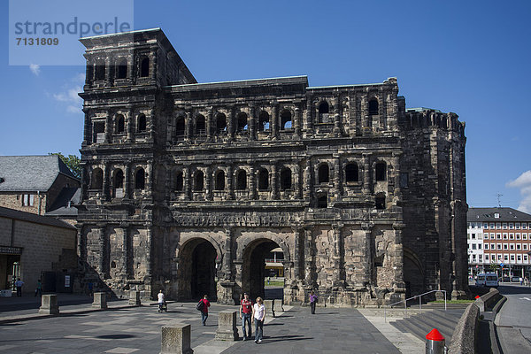 Europa  Wand  Reise  Geschichte  Eingang  UNESCO-Welterbe  Deutschland  Porta Nigra  römisch  Trier