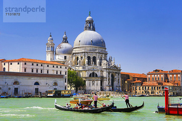 Europa  Reise  Tourist  Kirche  Gondel  Gondola  UNESCO-Welterbe  Basilika  Italien  Tourismus  Venedig