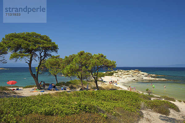 Landschaftlich schön  landschaftlich reizvoll  Europa  Urlaub  Tag  europäisch  Strand  Küste  Reise  Meer  Sandstrand  Griechenland
