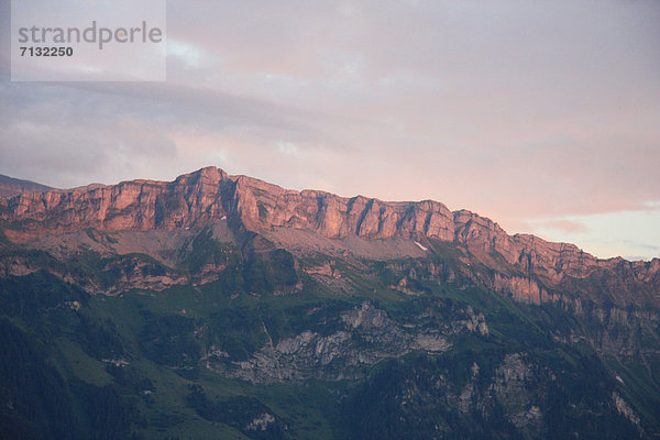 Europa Berg Mond Bern Berner Oberland Schweiz