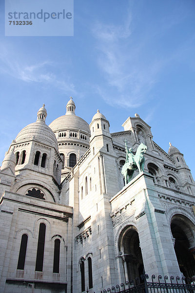 Paris  Hauptstadt  Frankreich  Europa  Kirche  Fassade  Sacre coeur