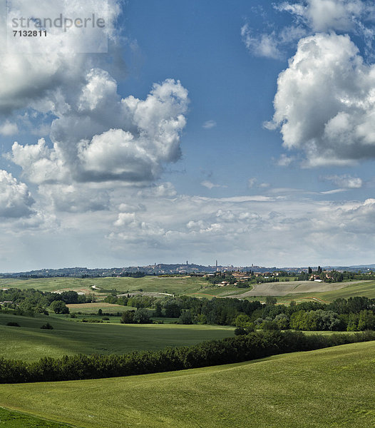 Landschaftlich schön  landschaftlich reizvoll  Europa  Landwirtschaft  Feld  Toskana  Italien