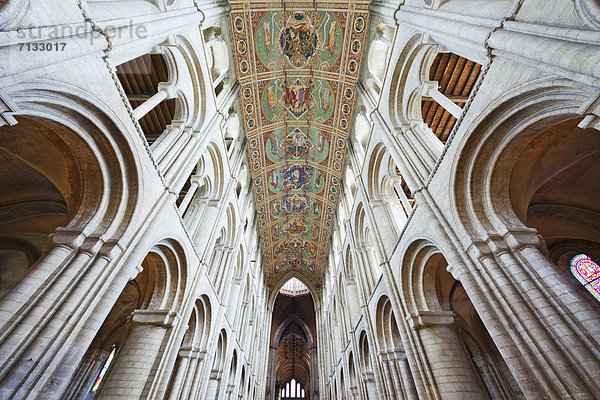 Europa  britisch  Großbritannien  Innenaufnahme  Kathedrale  Jesus Christus  Cambridgeshire  England