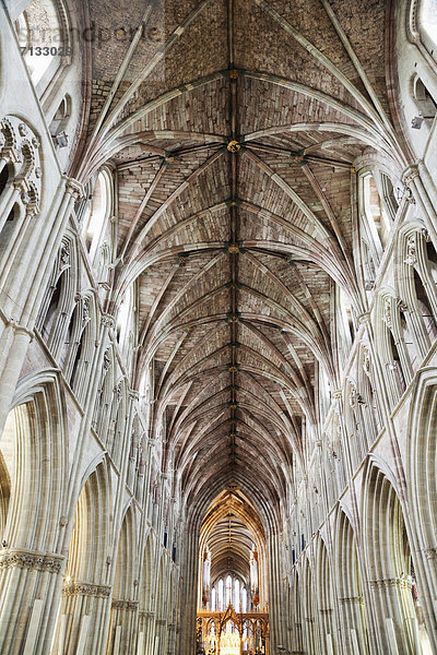 Europa  britisch  Großbritannien  Innenaufnahme  Kathedrale  England  Worcester  Worcestershire
