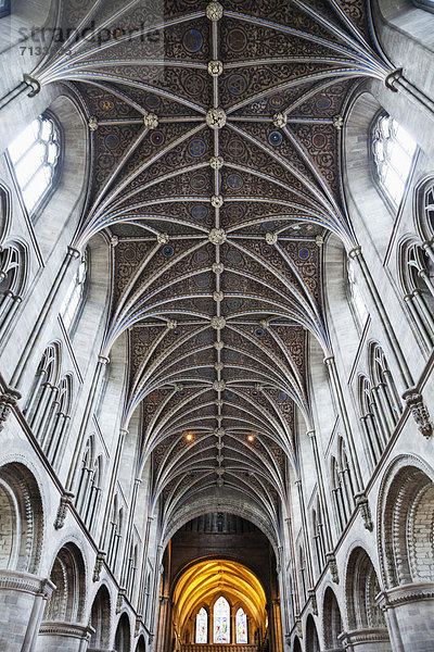 Europa  britisch  Großbritannien  Innenaufnahme  Kathedrale  England