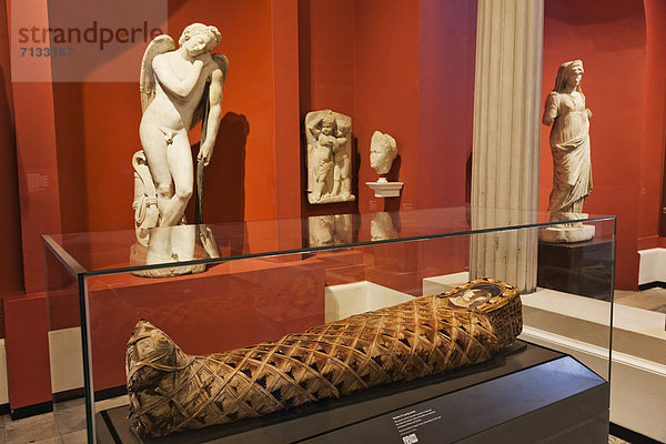 Europa  britisch  Großbritannien  Innenaufnahme  Museum  Ägypten  England  Mumie  Oxford  Oxfordshire