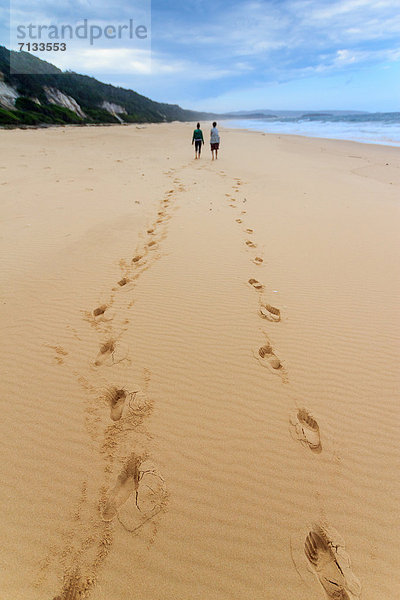 Strand  Küste  Sand  Fußabdruck  Australien  New South Wales