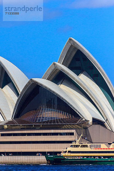 Sehenswürdigkeit Opernhaus Oper Opern Boot Architektur Schiff UNESCO-Welterbe Australien New South Wales Sydney Sydney Harbour Tourismus
