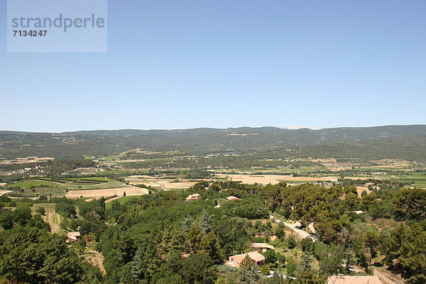 Farbaufnahme  Farbe  Frankreich  Europa  Dorf  Provence - Alpes-Cote d Azur  Luberon  Ockerberge