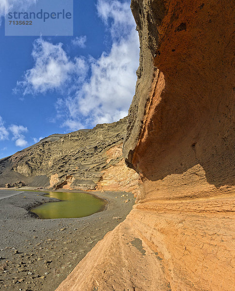 Wasser  Berg  Sommer  Landschaft  Hügel  Kanaren  Kanarische Inseln  El Golfo  Lanzarote  Spanien