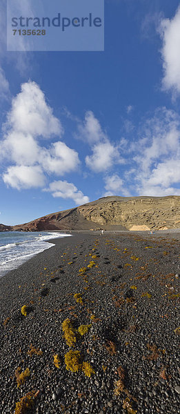 Wasser  Strand  Sommer  Landschaft  Meer  Kanaren  Kanarische Inseln  El Golfo  Lanzarote  Spanien