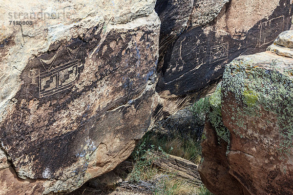 Felsformation Nationalpark Petroglyphe