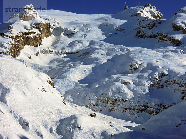Landschaftlich schön  landschaftlich reizvoll  Europa  Berg  Winter  Engelberg  Schnee  Schweiz
