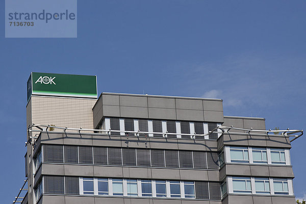 Gebäude der AOK  Krankenkasse  Berlin  Deutschland  Europa
