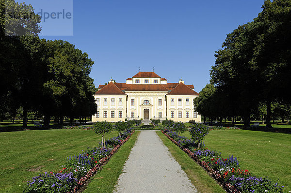 Schloss Lustheim in Schleißheim  Oberbayern  Bayern  Deutschland  Europa